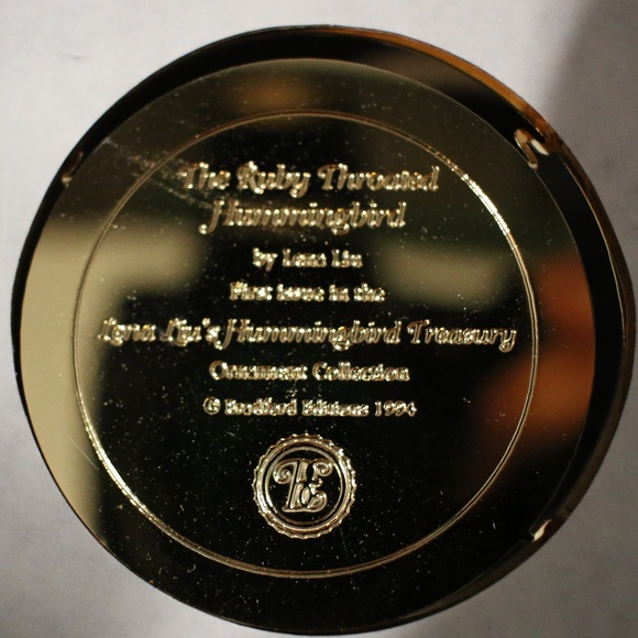 THE BRADFORD EDITIONS Lena Liu’s Hummingbird Treasury Ornament Collection #5283A - Picture 7 of 12